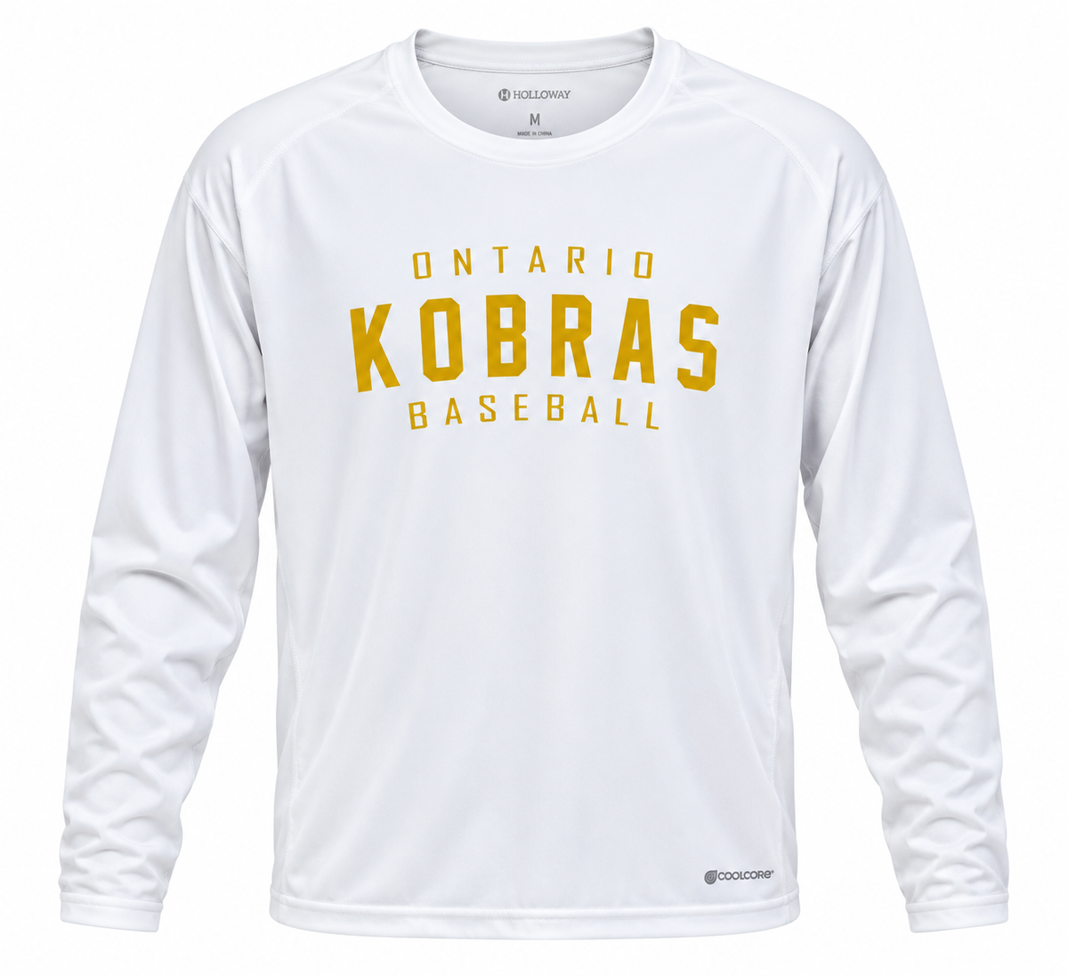 Kobras White Long Sleeve Tee