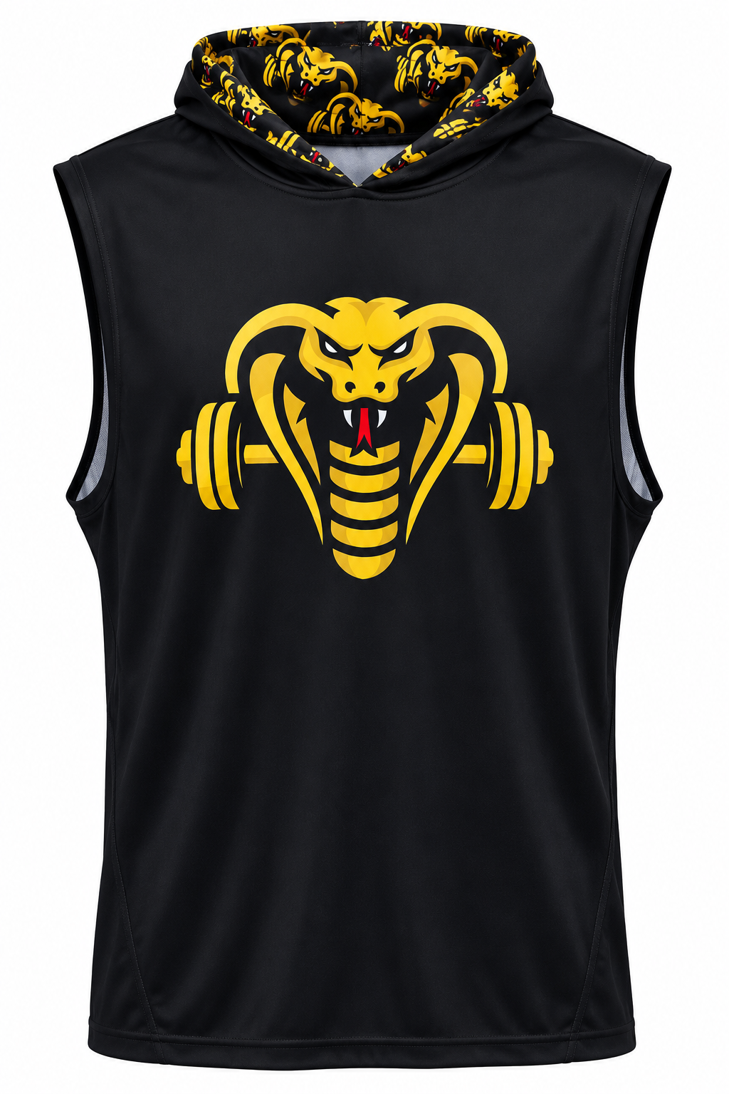 Kobras Workout Sleeveless Hoodie Shirt