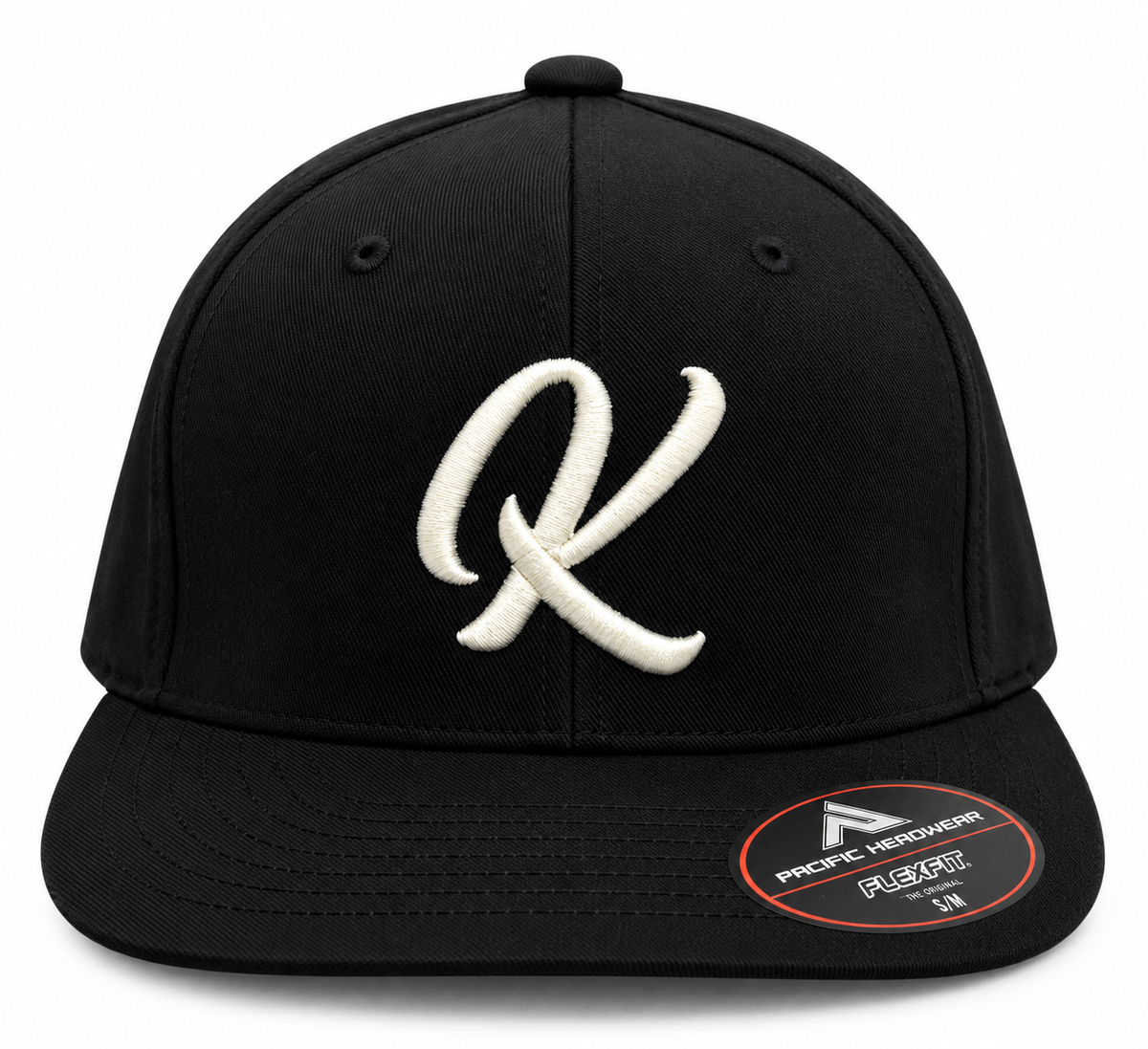 White K Flexfit Hat