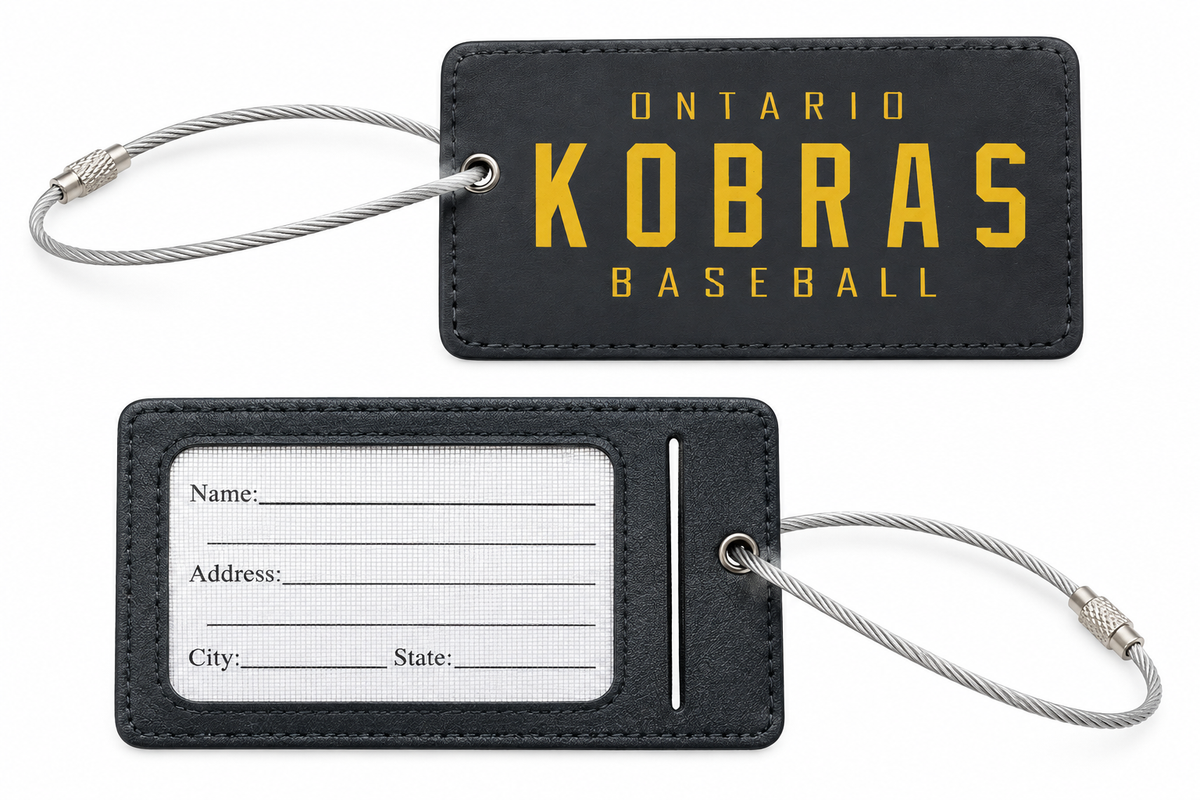 Black Kobras Luggage Tag